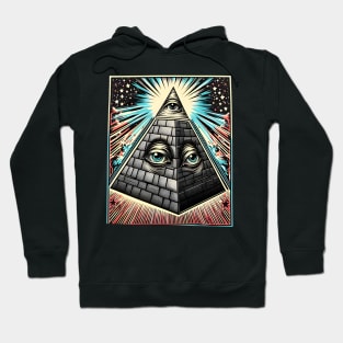 illuminati eye - illuminati all seeing eye Hoodie